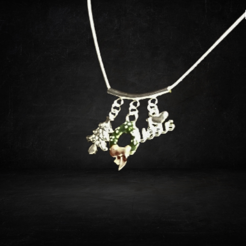 I Love Jesus Christmas Necklace