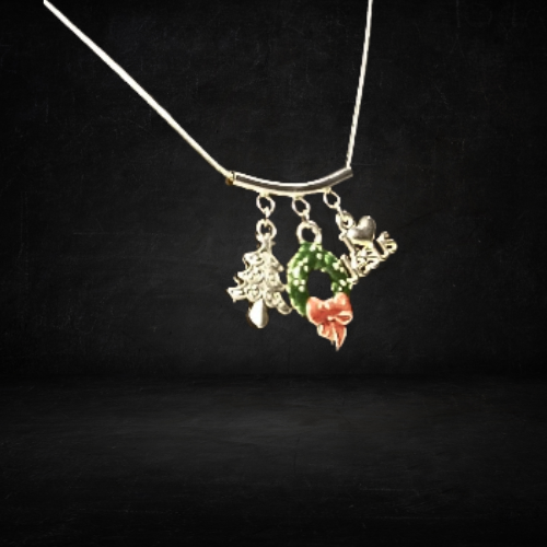I Love Jesus Christmas Necklace