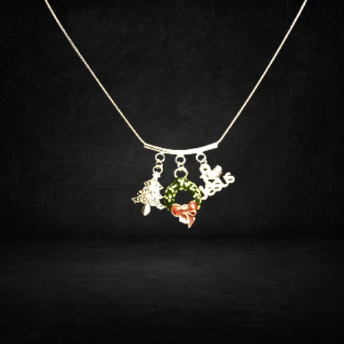 I Love Jesus Christmas Necklace