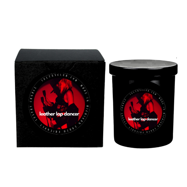 Leather Lap Dancer Candle