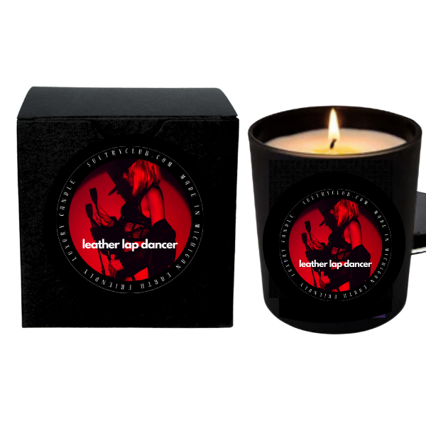 Leather Lap Dancer Candle