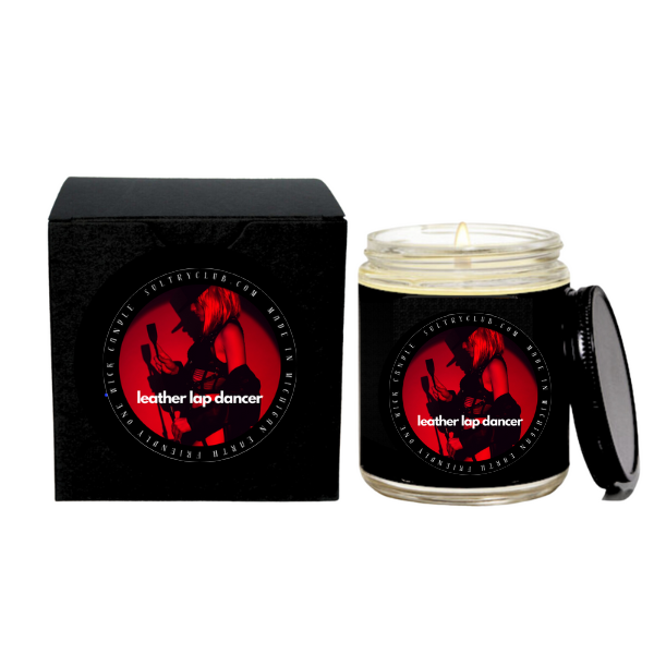 Leather Lap Dancer Candle