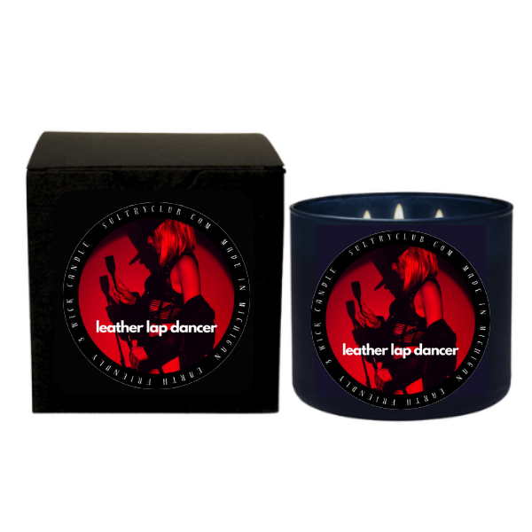 Leather Lap Dancer Candle