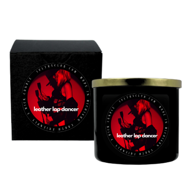 Leather Lap Dancer Candle