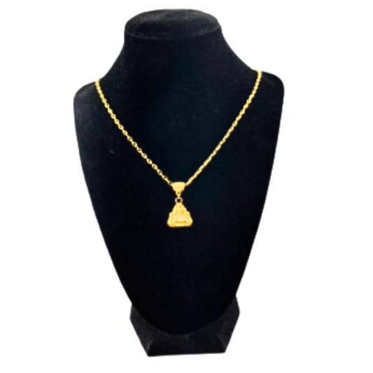 Laughing Buddha Necklace
