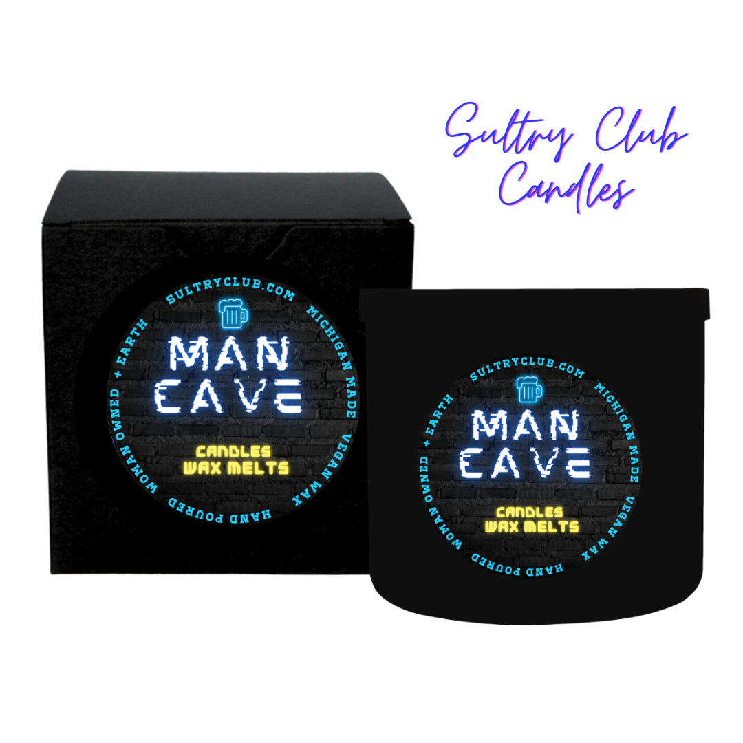 MAN CAVE VEGAN CANDLE