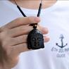 Genuine Onyx Buddha Prayer Bead Necklace