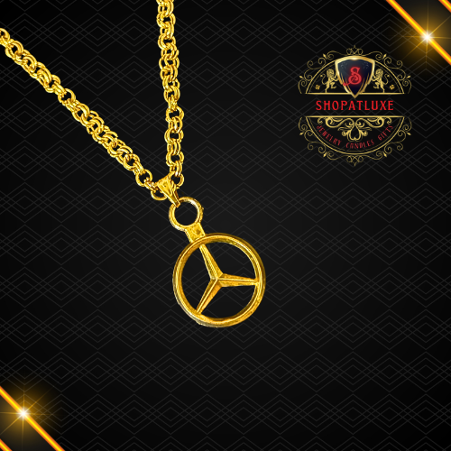 Mercedes Benz Logo Necklace