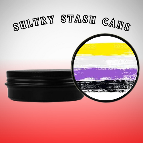 TRANS PRIDE Stash Tin - Round Storage Container (Several Styles)