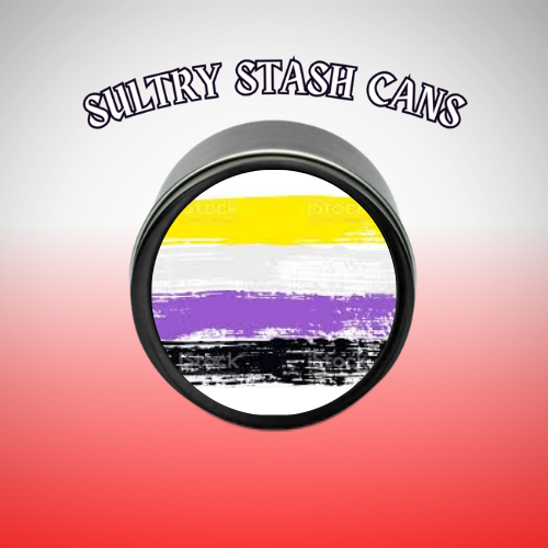 TRANS PRIDE Stash Tin - Round Storage Container (Several Styles)