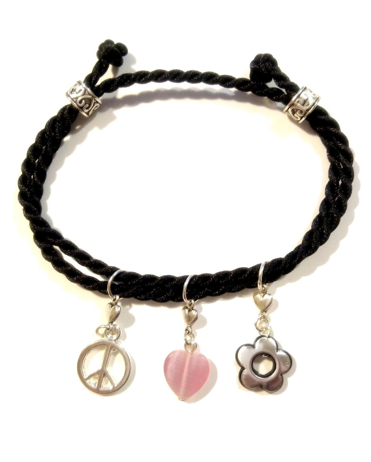 Peace Love And Nature Boho Wrap Bracelet