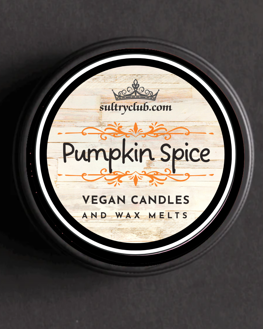 Pumpkin Spice Vegan Candles