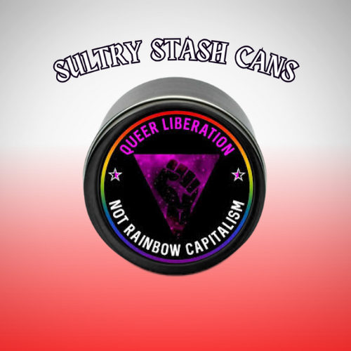 TRANS PRIDE Stash Tin - Round Storage Container (Several Styles)