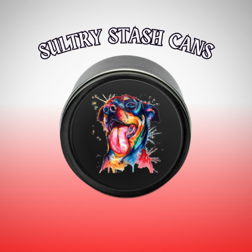 DOG LOVE Stash Tin - Round Storage Container