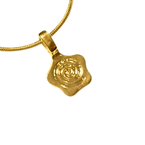RETRO FLOWER HIPSTER NECKLACE