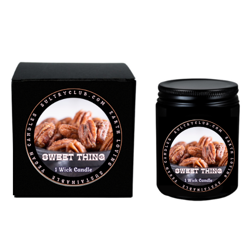 SWEET THING (Candied Pecans) Vegan Candle