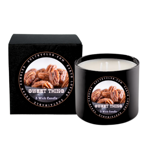 SWEET THING (Candied Pecans) Vegan Candle