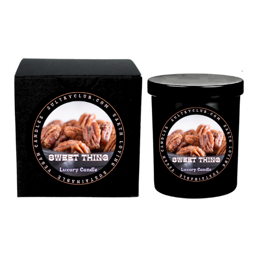 SWEET THING (Candied Pecans) Vegan Candle