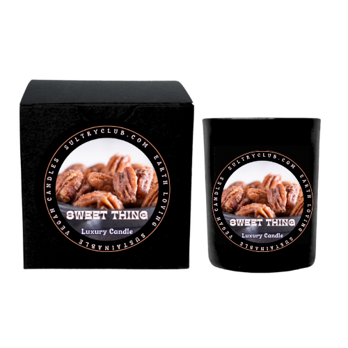 SWEET THING (Candied Pecans) Vegan Candle