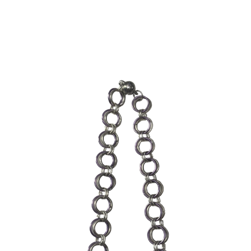 Steel Pentacle Star Discreet Day Choker Necklace