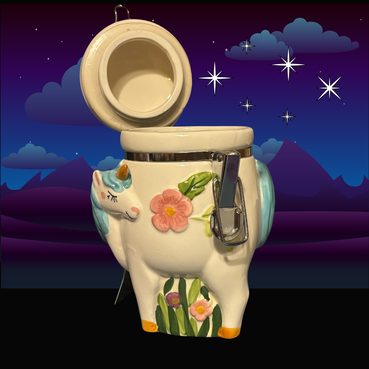 Whimsy Unicorn Jar With Jumbo Wax Melts
