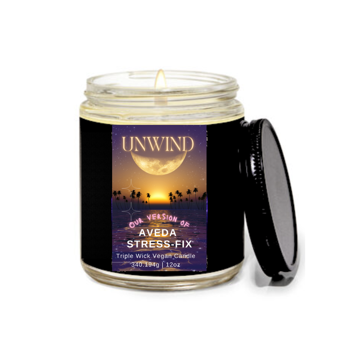 Unwind Lavender And Clary Sage Vegan Candle