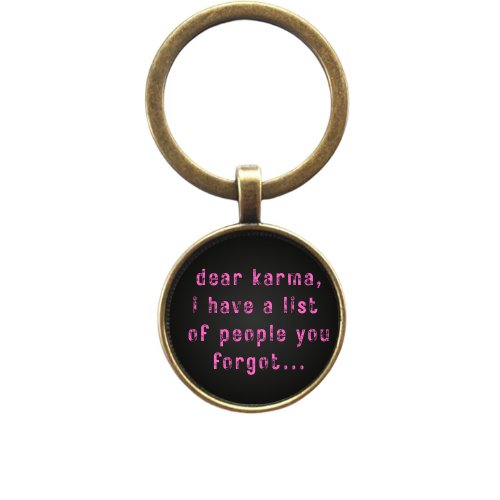 DEAR KARMA Custom Keychain