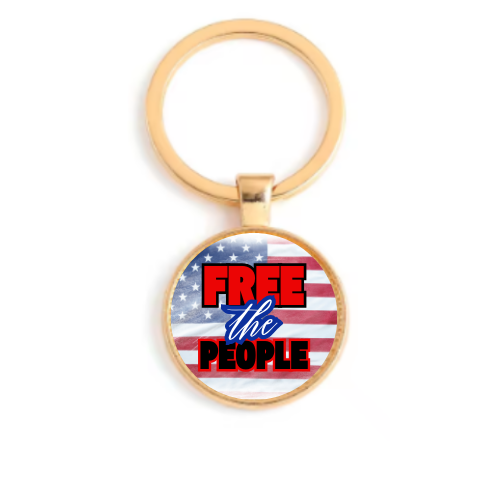 FREE THE PEOPLE Custom Keychain