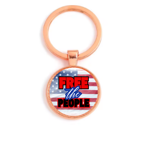 FREE THE PEOPLE Custom Keychain