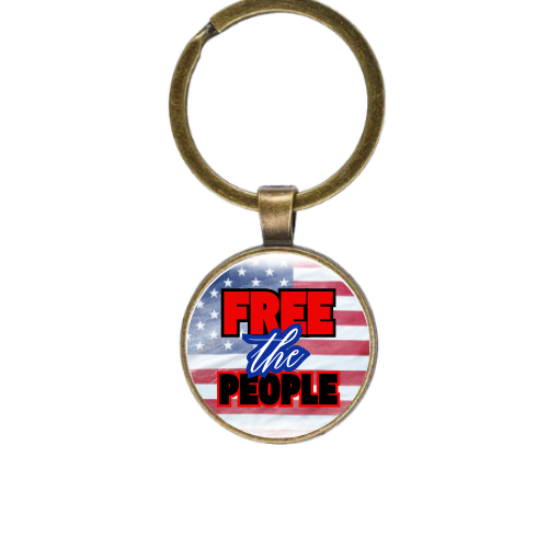 FREE THE PEOPLE Custom Keychain