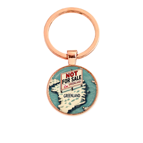 GREENLAND IS NOT FOR SALE Custom Keychain