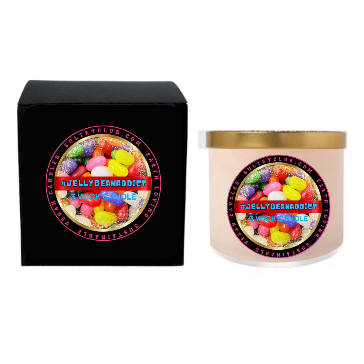 #JELLYBEANADDICT Vegan Candle