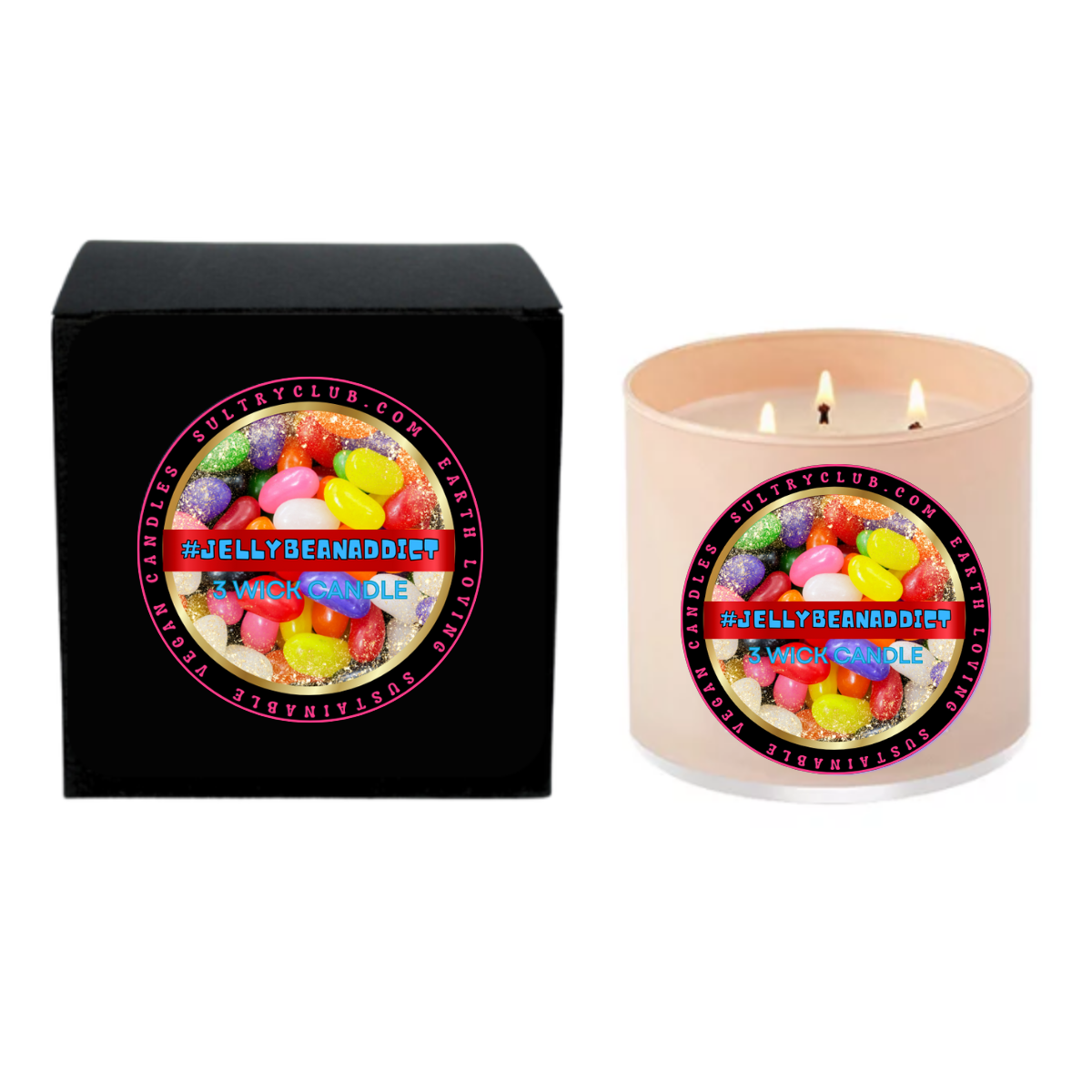 #JELLYBEANADDICT Vegan Candle