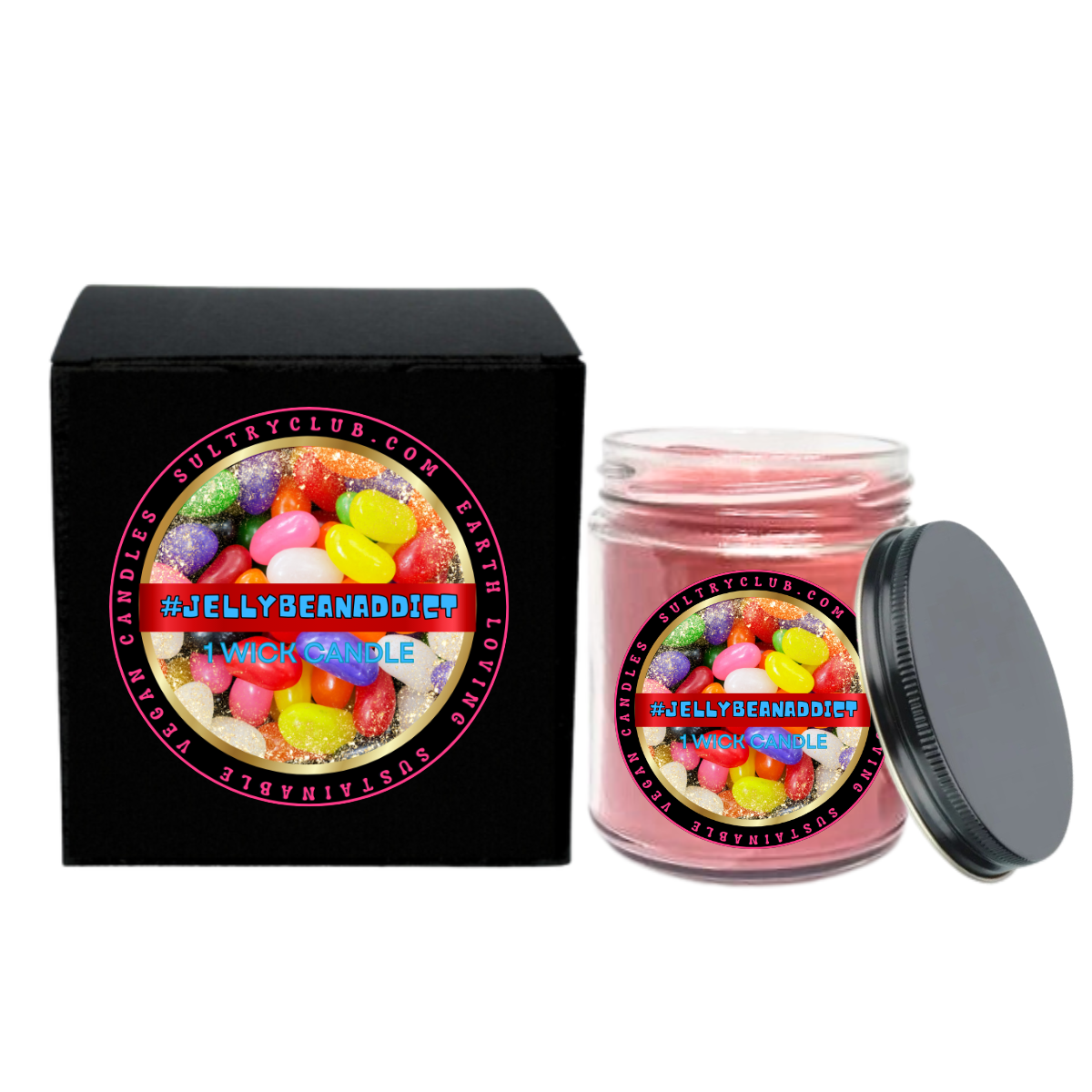 #JELLYBEANADDICT Vegan Candle