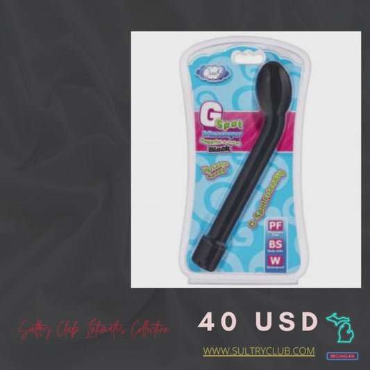Cloud 9 G Spot Massager Curved Black