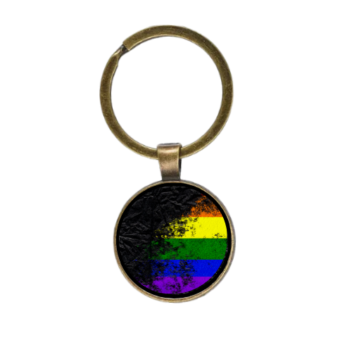 LBGTQ+ PRIDE Custom Keychain