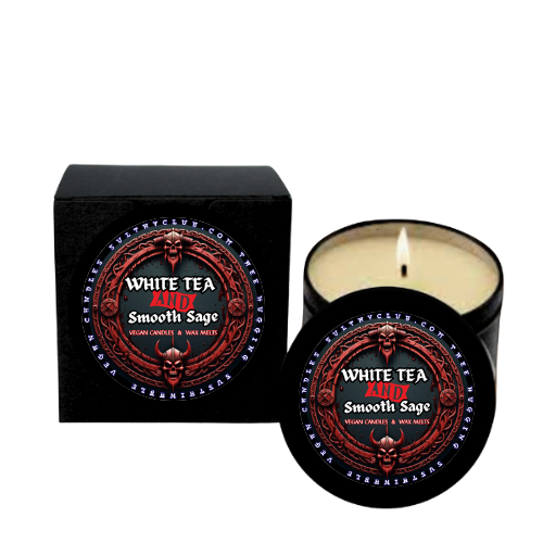 WHITE TEA & SMOOTH SAGE VEGAN CANDLE