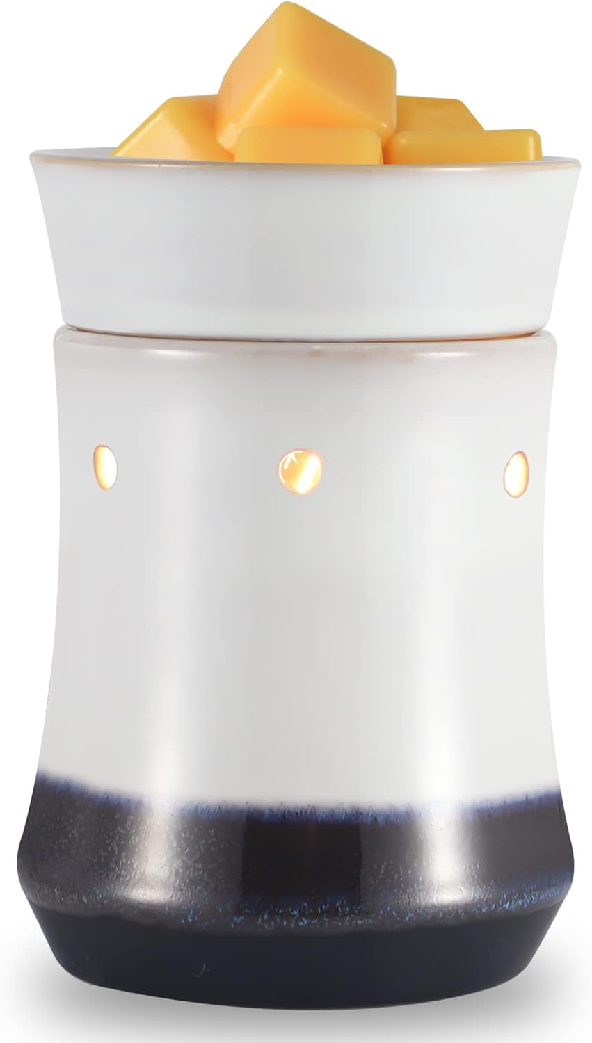 Metal Wax Warmer Electric,Wax melt Warmer,Candle Wax Burner, Candle Warmer,Candle Melter,for Home Office Décor and Gifts for Holiday(Moon/Flower Fairy)…