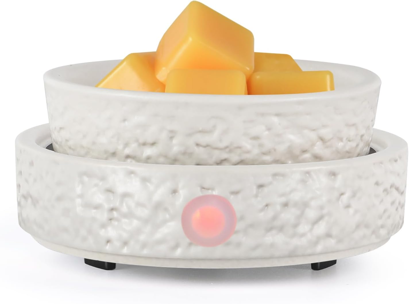 nawaza Ceramic Wax Melt Warmer Fragrance, 3 in1 Electric Candle Wax Warmer,Scented Wax Melt Wax Cubes Melter Fragrance Warmer for Home,Office,Gift(Black)…