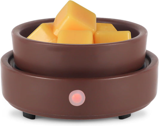 nawaza Ceramic Wax Melt Warmer Fragrance, 3 in1 Electric Candle Wax Warmer,Scented Wax Melt Wax Cubes Melter Fragrance Warmer for Home,Office,Gift(Black)…
