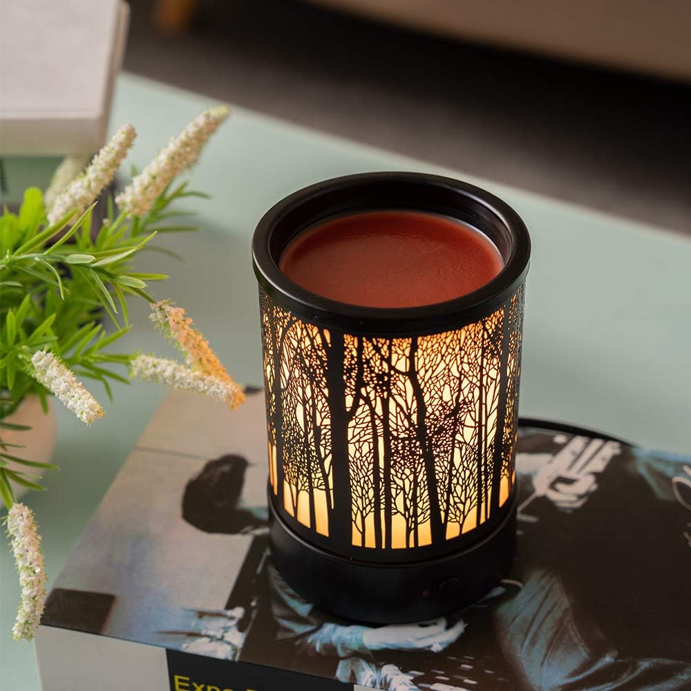 Hituiter Electric Wax Melt Warmer Fragrance Warmer for Scented Wax Melts Classic t Design Home Accessories (Forest animals)