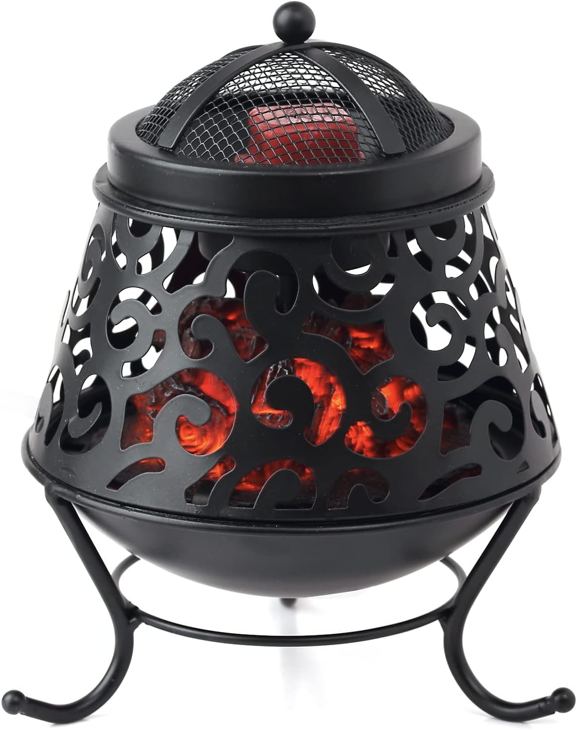 NAFANG Fireplace Wax Warmer,Wax Melt Warmer for Scented Wax Melts and Tarts,Electric Wax Warmer,Candle Wax Burner Fragrance Warmer for Home Decor Spa and Aromatherapy(Dustproof Glass)