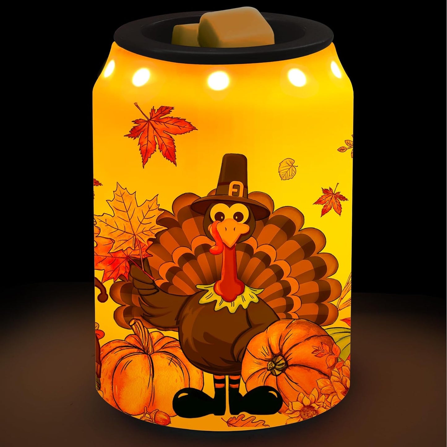 Gnomes Christmas Wax Warmer, Ceramic Wax Melt Warmer for Scented Wax Scent Oil Candle, Electric Scentsy Warmer Christmas Decorations for Living Room Kitchen Bathroom Home, Unique Women Relaxing Gifts