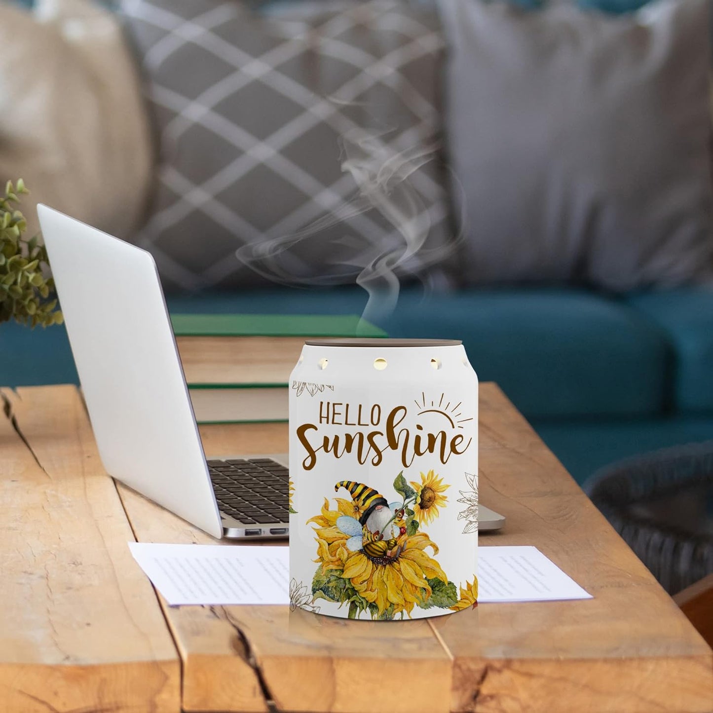 Gnomes Christmas Wax Warmer, Ceramic Wax Melt Warmer for Scented Wax Scent Oil Candle, Electric Scentsy Warmer Christmas Decorations for Living Room Kitchen Bathroom Home, Unique Women Relaxing Gifts