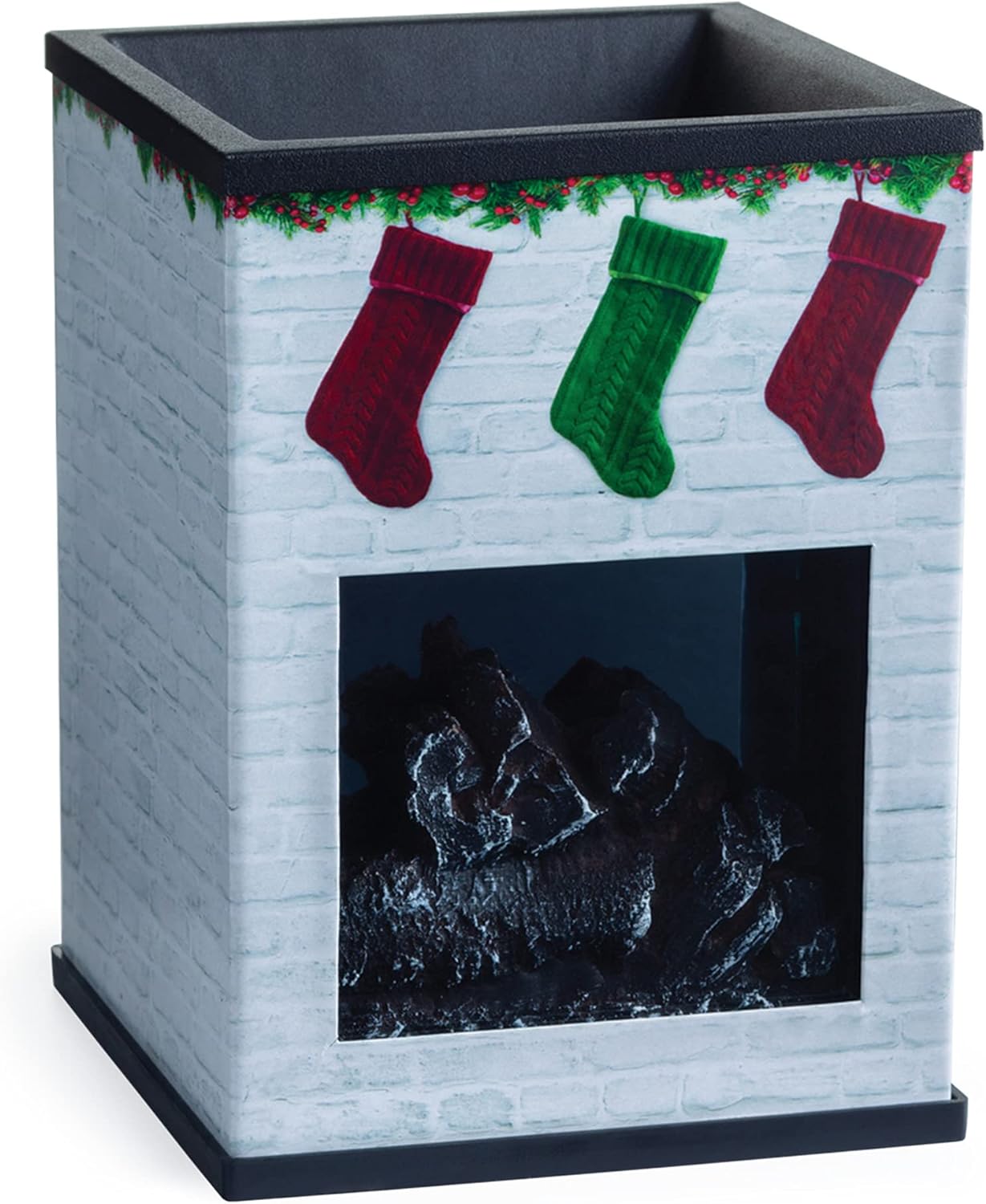 CANDLE WARMERS ETC. Illumination Fragrance Warmer- Light-Up Warmer for Warming Scented Candle Wax Melts and Tarts or Fragrance Oils to Freshen Room, Gothic Skull