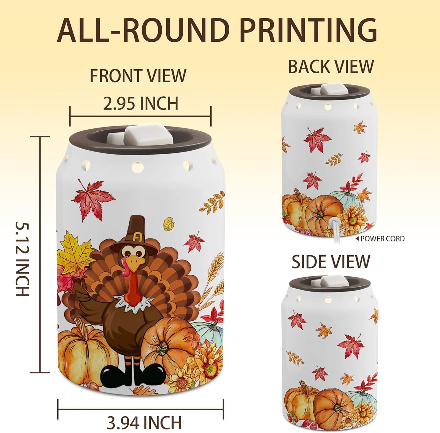 Gnomes Christmas Wax Warmer, Ceramic Wax Melt Warmer for Scented Wax Scent Oil Candle, Electric Scentsy Warmer Christmas Decorations for Living Room Kitchen Bathroom Home, Unique Women Relaxing Gifts