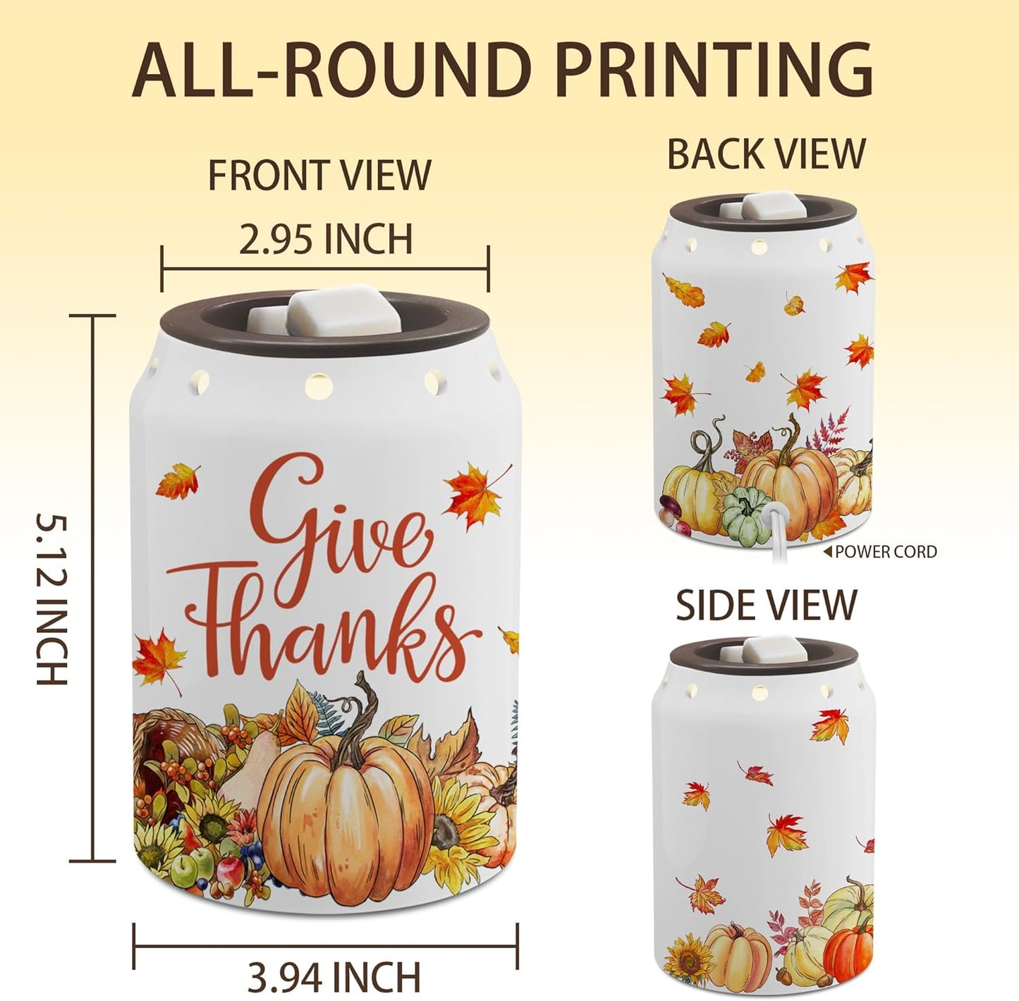 Gnomes Christmas Wax Warmer, Ceramic Wax Melt Warmer for Scented Wax Scent Oil Candle, Electric Scentsy Warmer Christmas Decorations for Living Room Kitchen Bathroom Home, Unique Women Relaxing Gifts