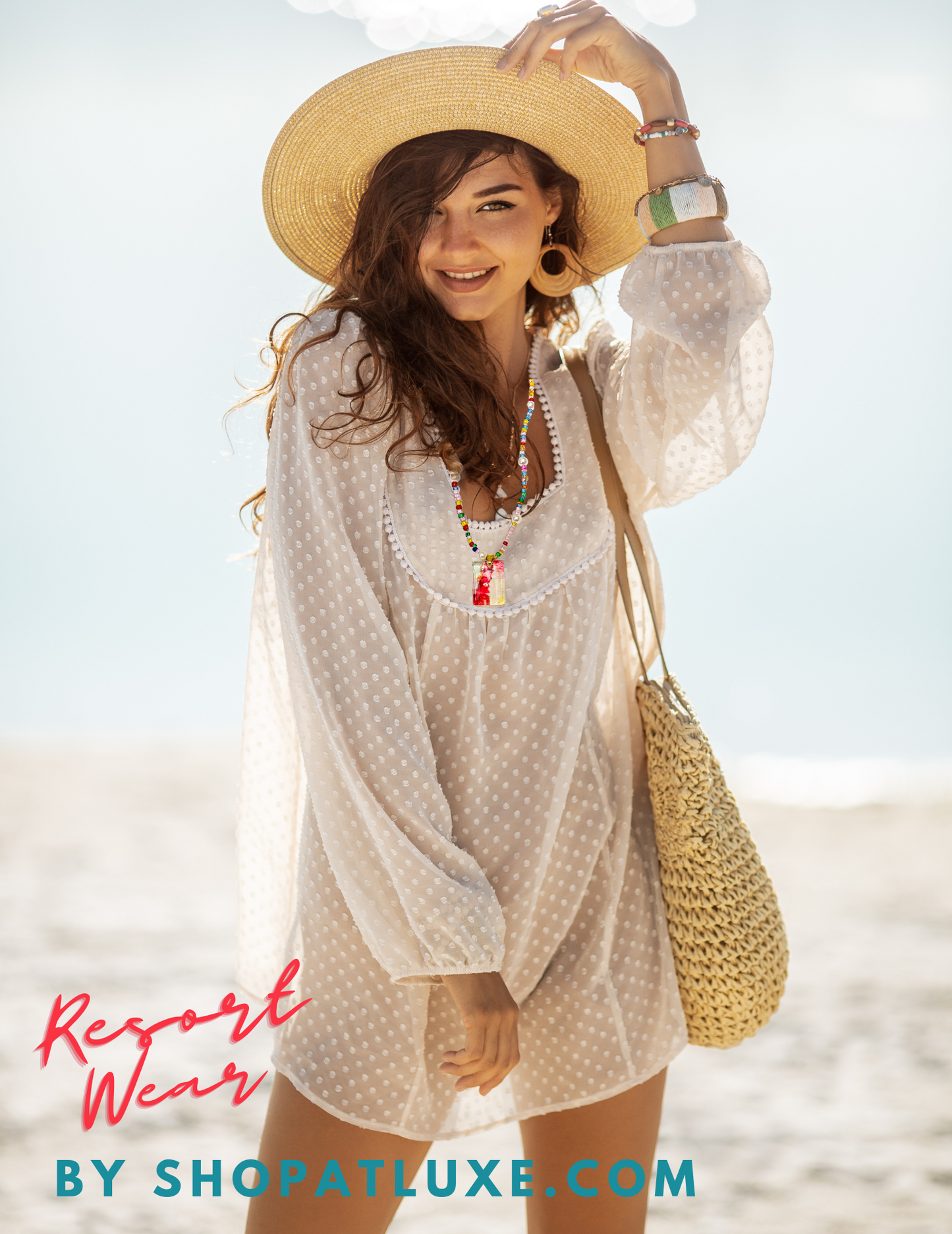 Amanda Koss Art Resort Wear Collection Necklace In Shades of Pink