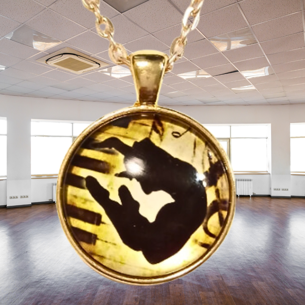 Ballet Dancer Rose Gold Necklace