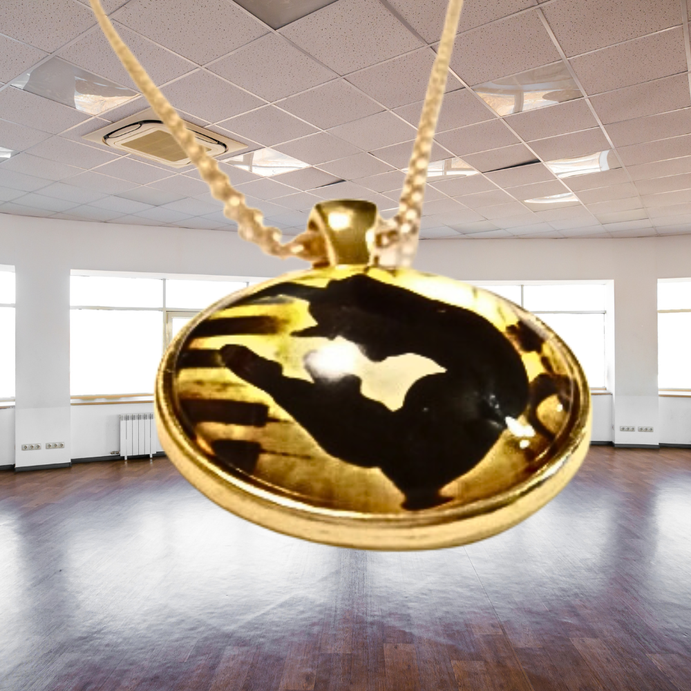 Ballet Dancer Rose Gold Necklace